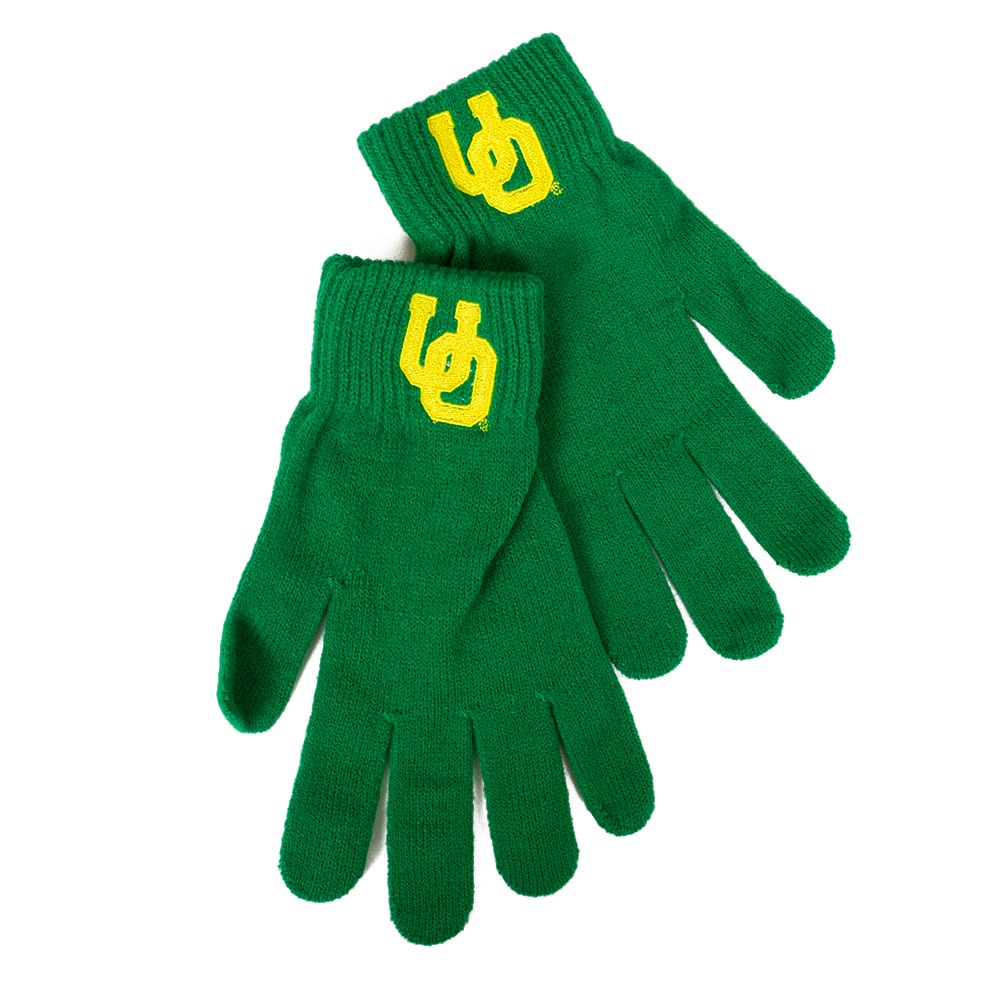 Interlocking UO, Zoozatz, Green, Gloves, Acrylic, Accessories, Unisex, Fashion Knit, 797197